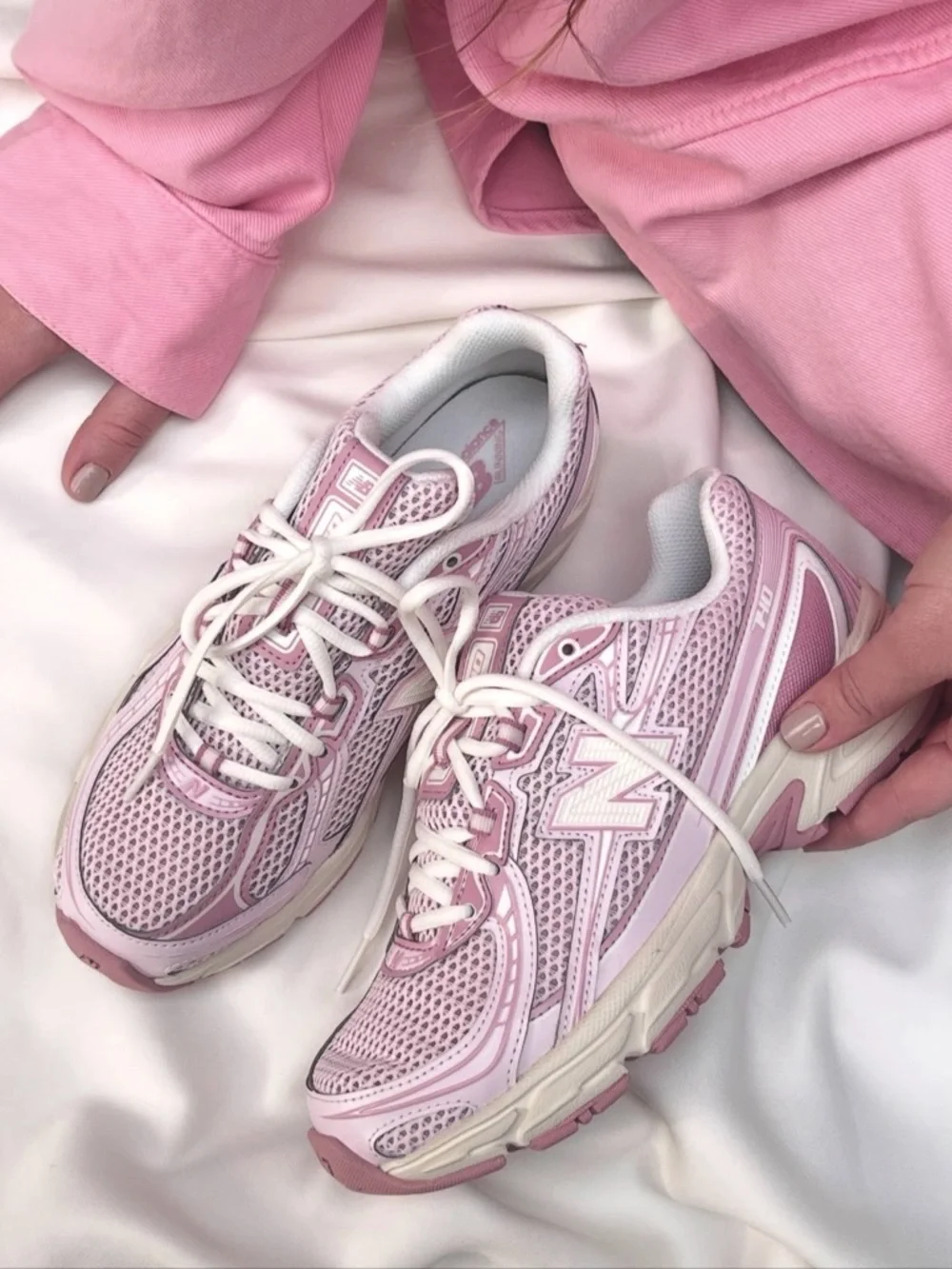 New Balance 💅 740 Pink Granite Athletic Sneaker Shoes U740PP2 U058015 7.5 8.5 - Picture 4 of 14